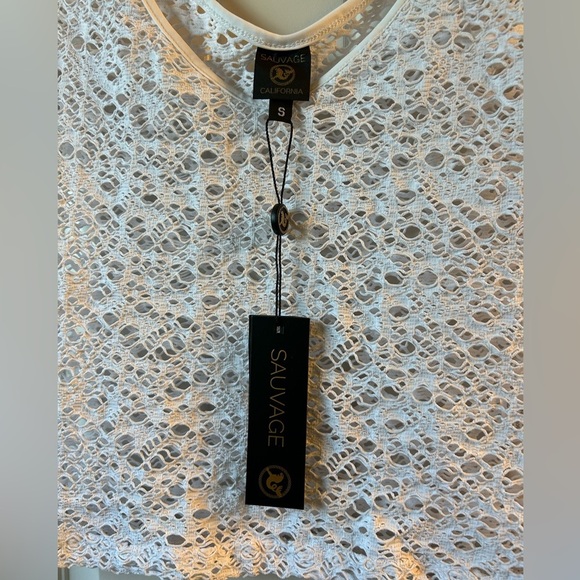 NWT Sauvage crop top coverup - Picture 3 of 3